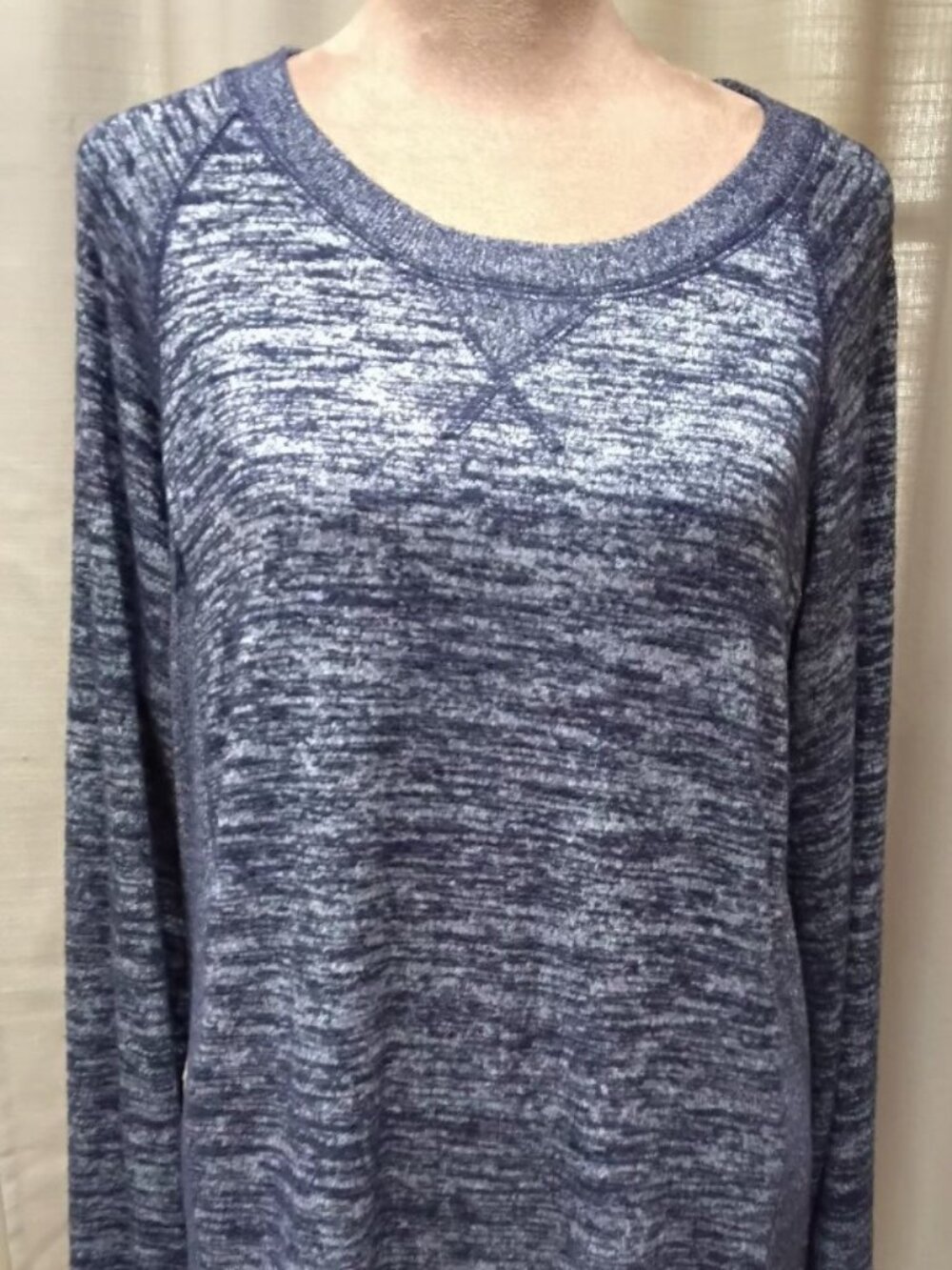 Gap Blue Maternity Nursing Sweatshirt Zipper Front Long Sleeve Size Large